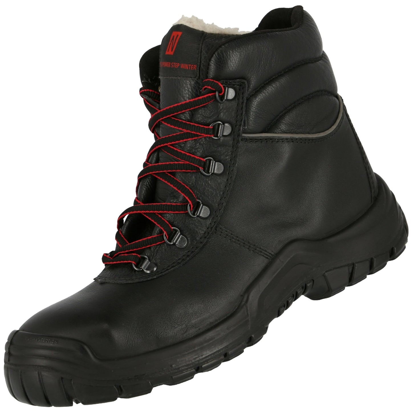 NITRAS POWER STEP MID+, S3 CI HI HRO SRC biztonsági téli csizma, középmagas, fekete