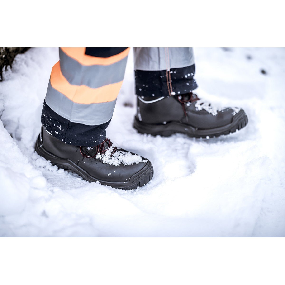 NITRAS POWER STEP MID+, S3 CI HI HRO SRC biztonsági téli csizma, középmagas, fekete