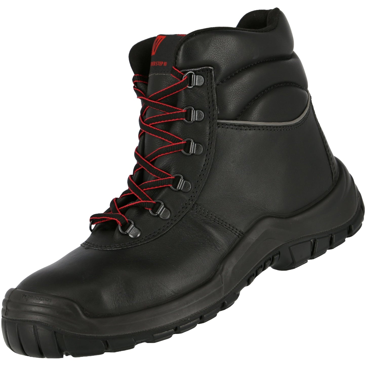 NITRAS POWER STEP MID+, S3 CI HI HRO biztonsági csizma, magas, fekete
