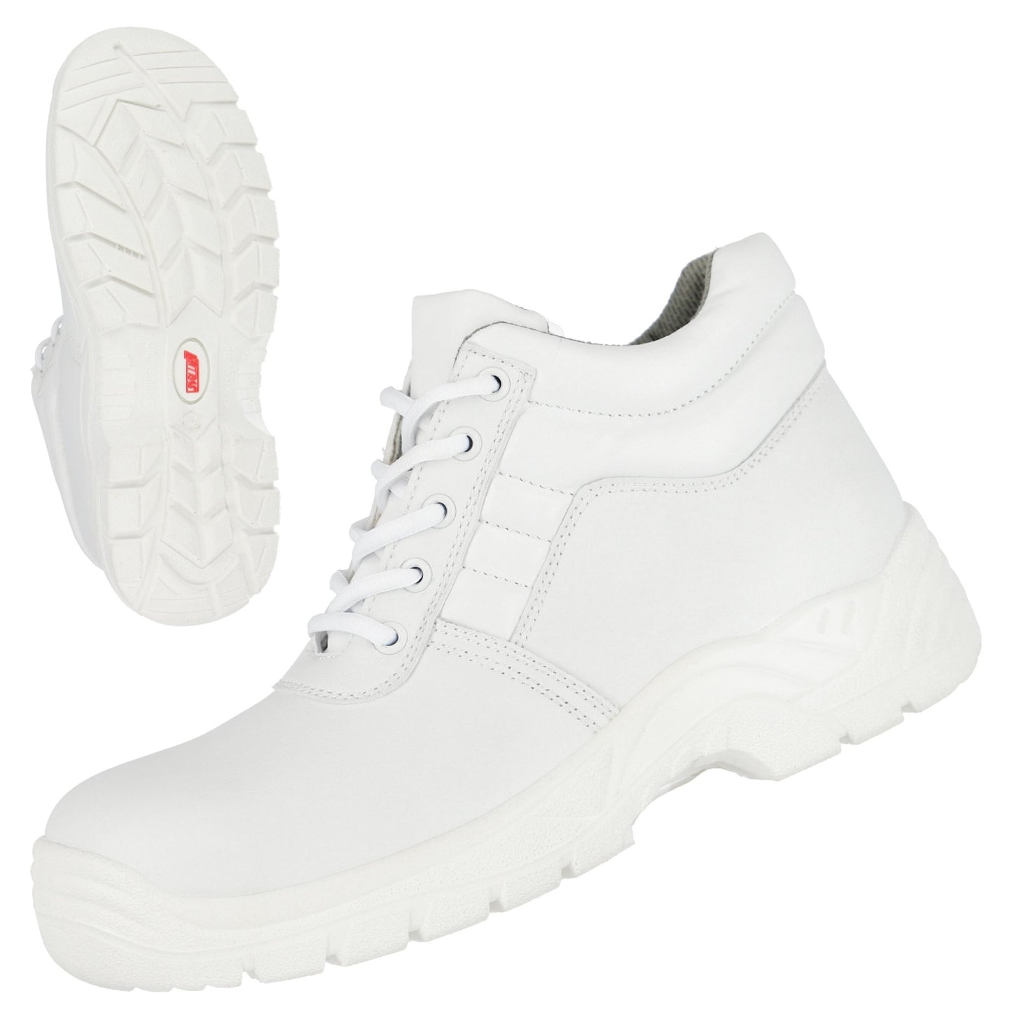 NITRAS CLEAN STEP MID, S2 biztonsági csizma, középmagas, fehér