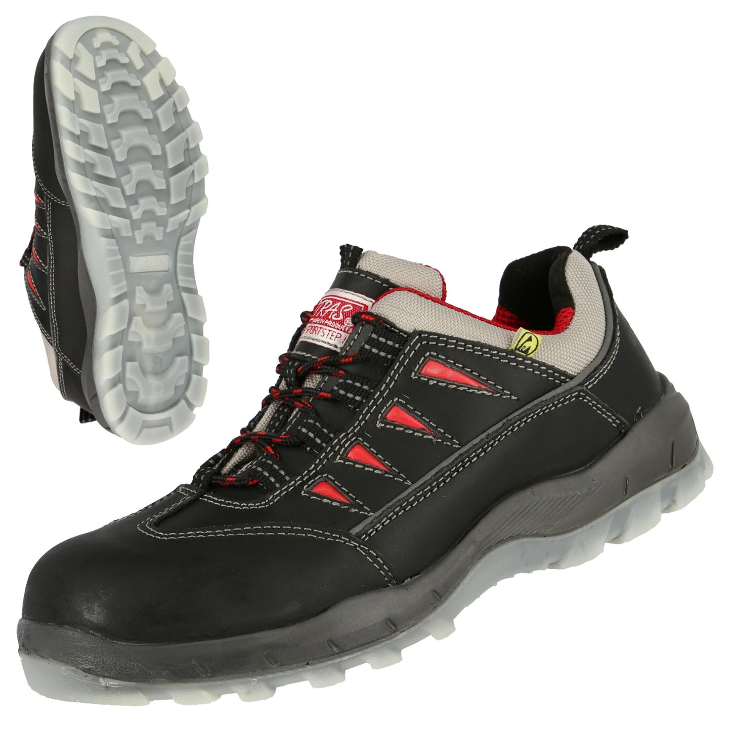 NITRAS SPORT STEP, S3 biztonsági cipő, fekete