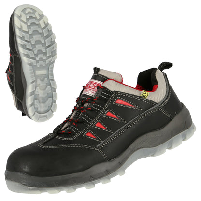 NITRAS SPORT STEP, S3 biztonsági cipő, fekete