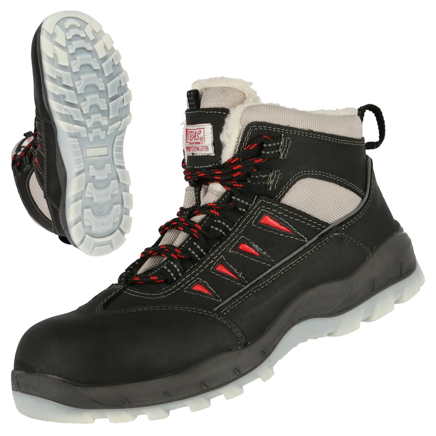NITRAS SPORT STEP MID W, S3 CI biztonsági téli csizma, középmagas, fekete