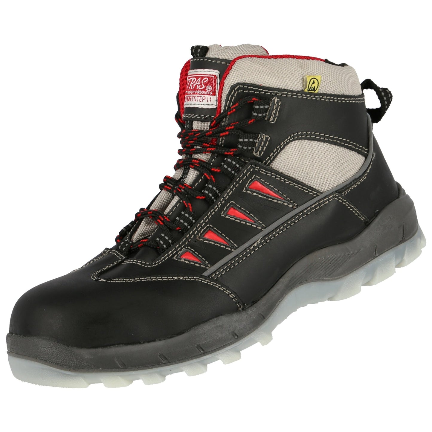 NITRAS SPORT STEP MID, S3 biztonsági csizma, középmagas, fekete