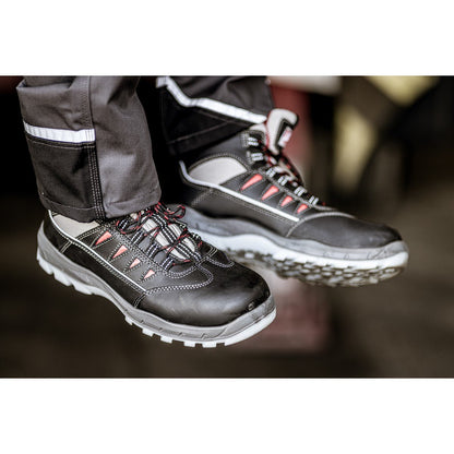 NITRAS SPORT STEP MID, S3 biztonsági csizma, középmagas, fekete