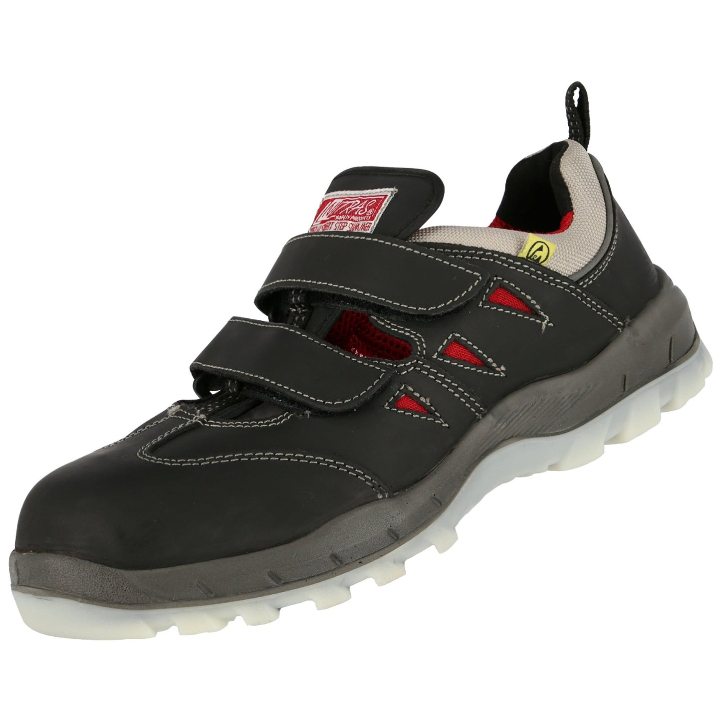 NITRAS SPORT STEP SA, S1P biztonsági szandál, fekete