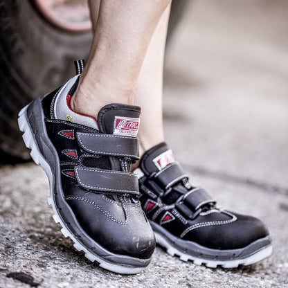 NITRAS SPORT STEP SA, S1P biztonsági szandál, fekete