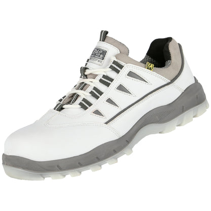 NITRAS SPORT STEP WH, biztonsági alacsony cipő, fehér