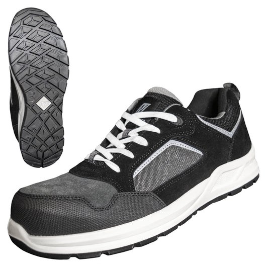 NITRAS CLASSIC STEP, S1P biztonsági cipő, szürke/fekete