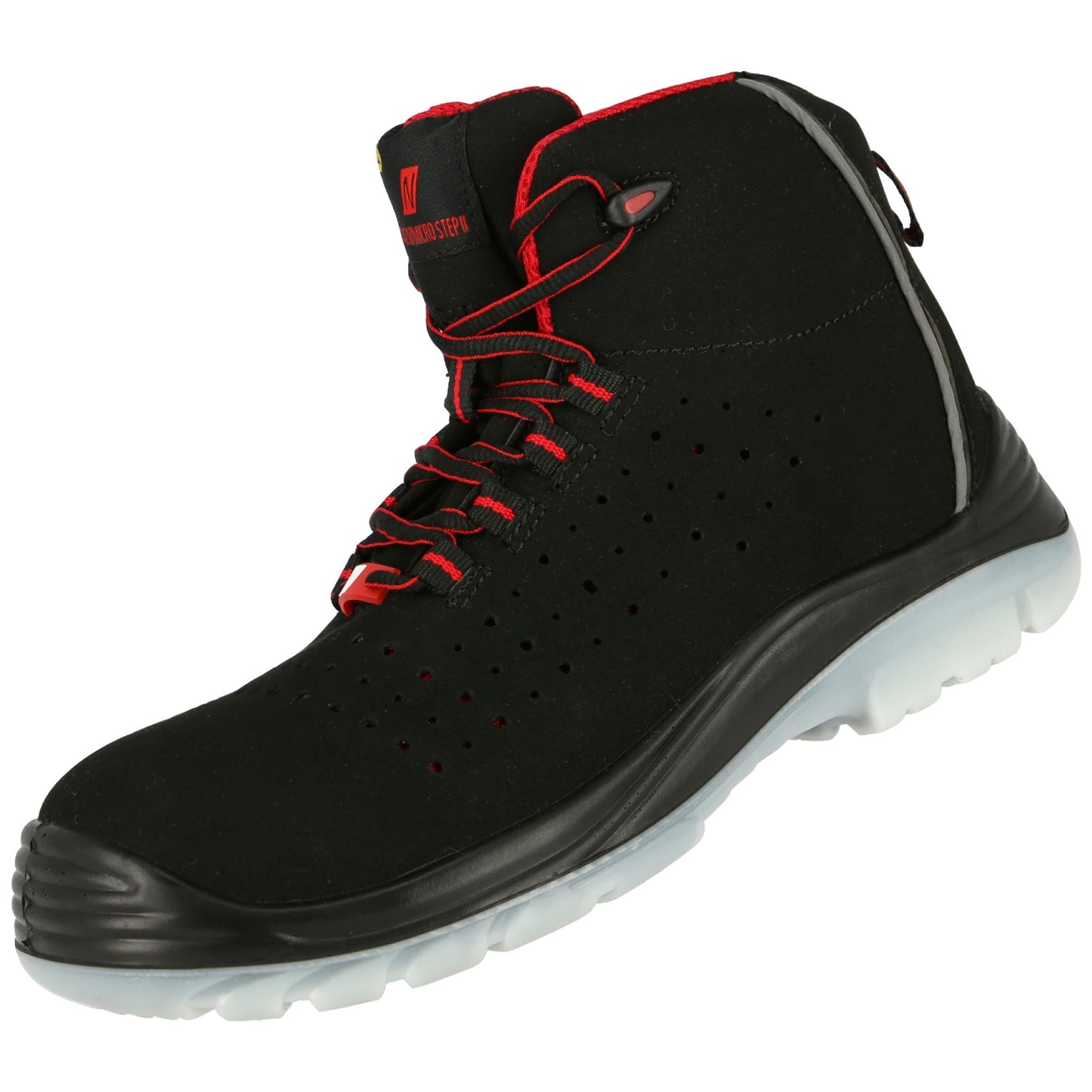 NITRAS MICRO STEP MID, S1 P biztonsági csizma, középmagas, fekete