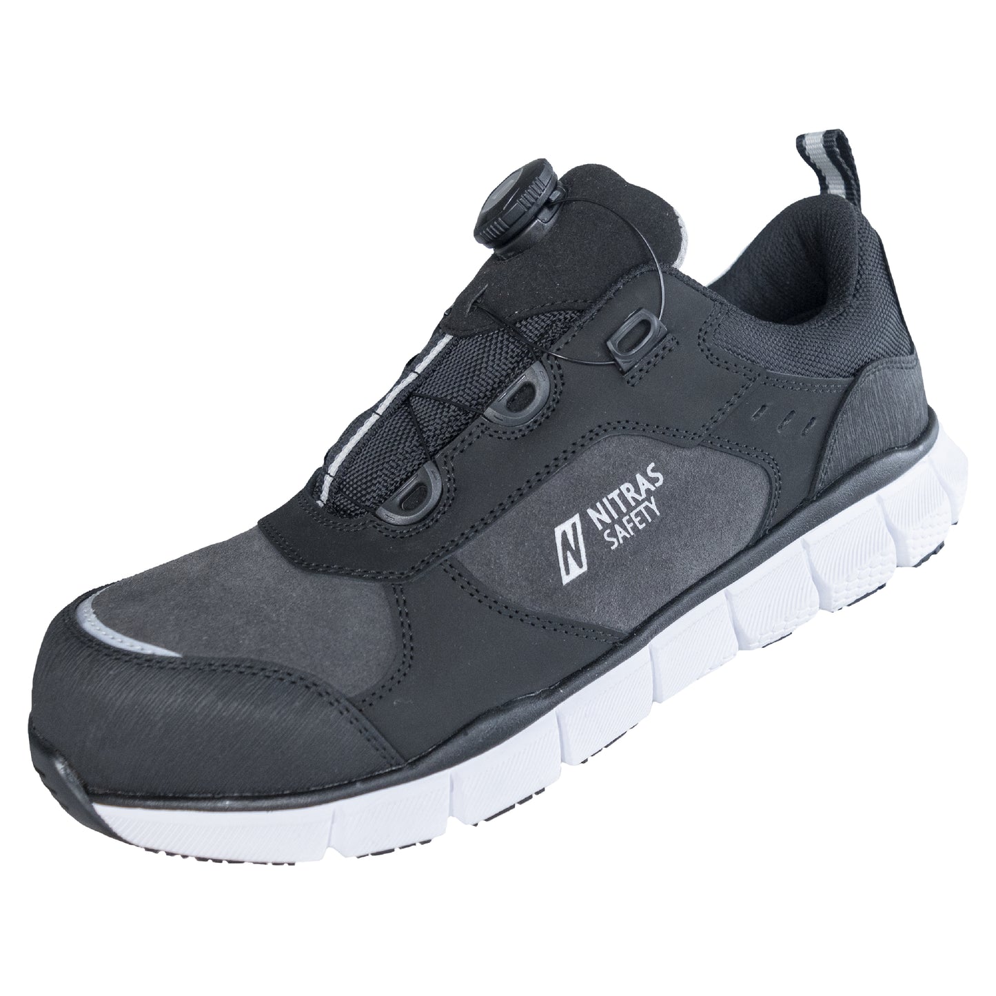NITRAS SONIC STEP FIT, S3S FO HRO SC SR biztonsági alacsony cipő, szürke / fekete