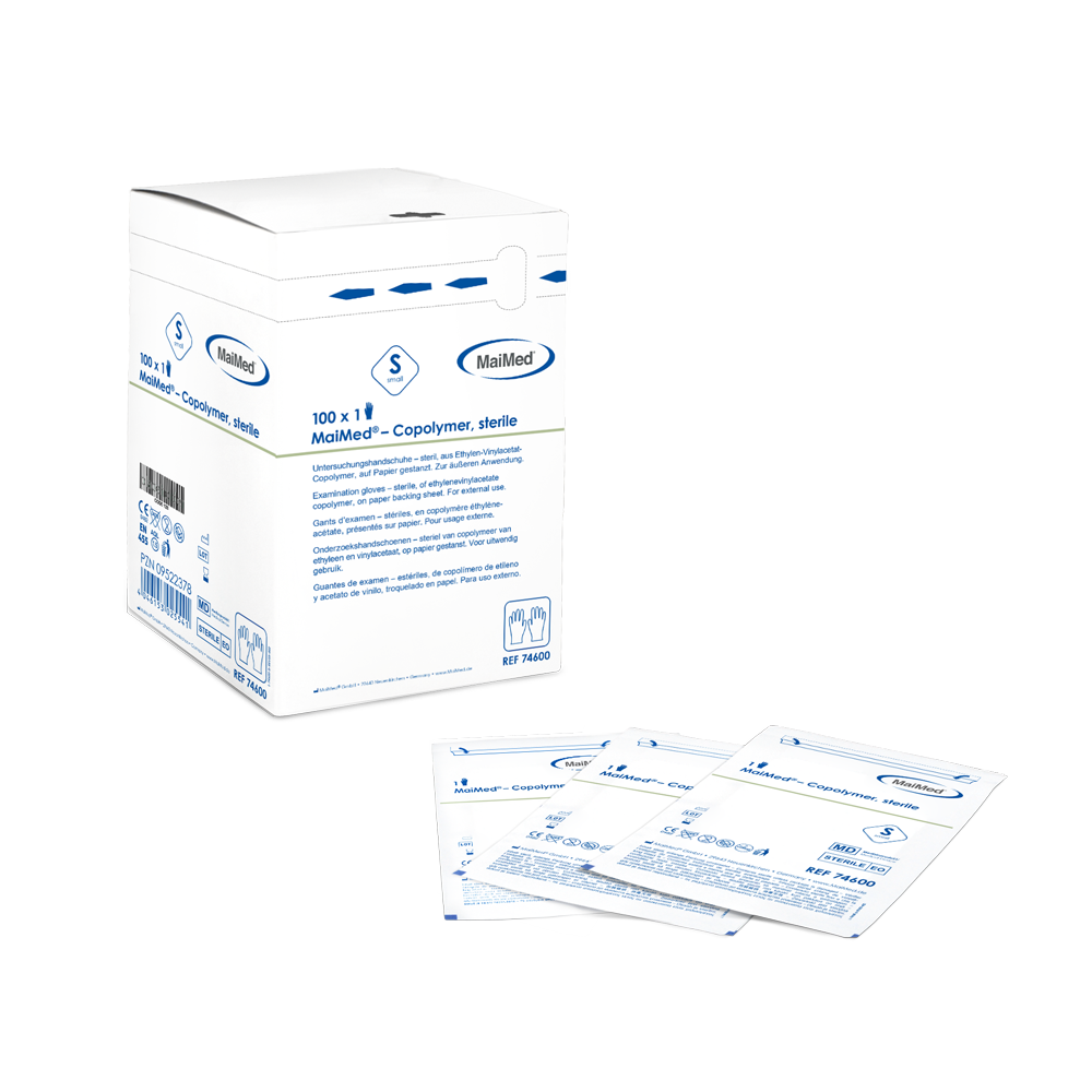 MaiMed kopolimer steril, eldobható kesztyű