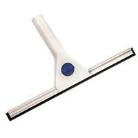 A Diversey Deutschland GmbH & Co. OHG 350 mm-es fehér ablaktörlője fekete gumiszéllel az ezüst fémperemen csíkmentes üvegtisztítást biztosít; kartonban (2 csomag) kapható.