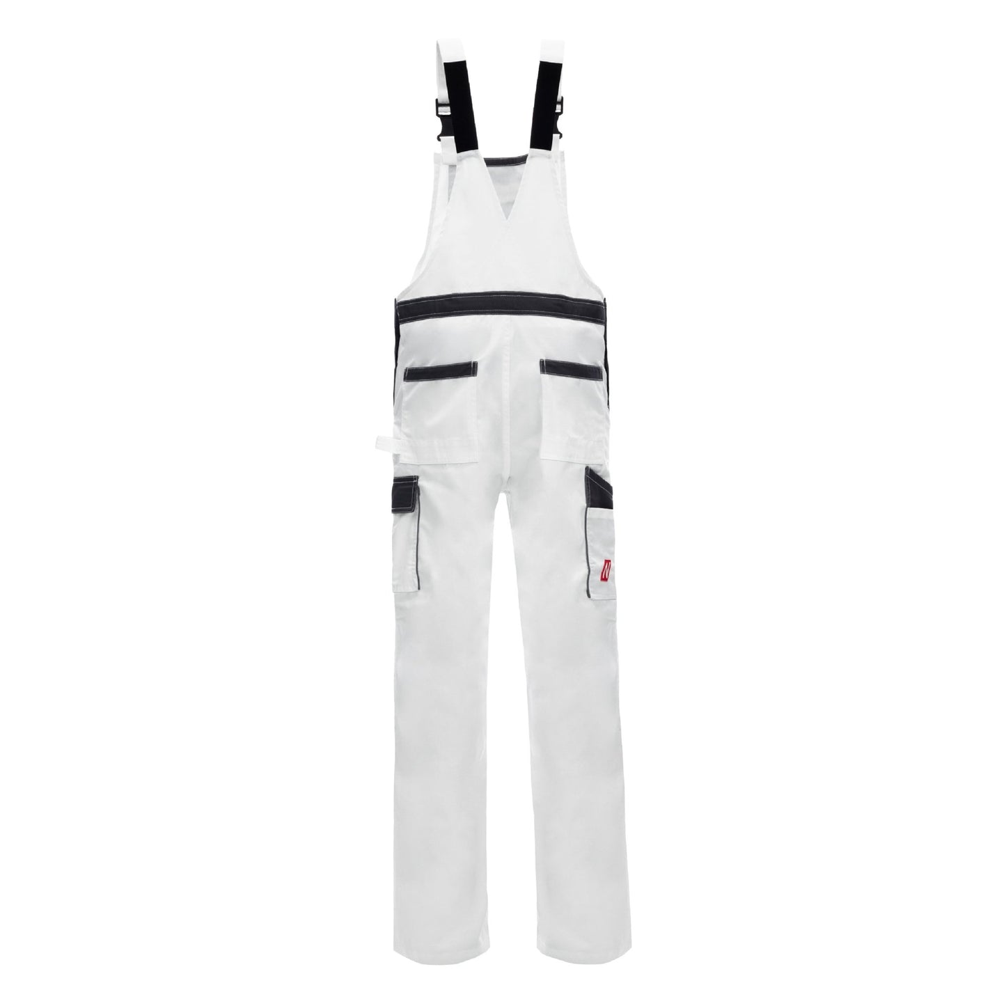 NNITRAS MOTION TEX LIGHT, dungarees, fehér/szürke