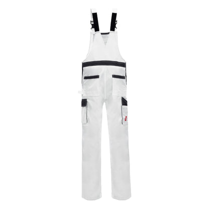 NNITRAS MOTION TEX LIGHT, dungarees, fehér/szürke