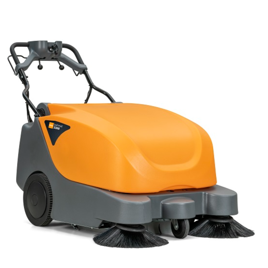 A TASKI balimat 3300 RTU a Diversey-től egy kézi seprő-szívógép 2 hengerkefével, 2 oldalkefével, akkumulátorokkal és töltővel - ideális közepes és nagy területek napi tisztítására beltéren és kültéren.