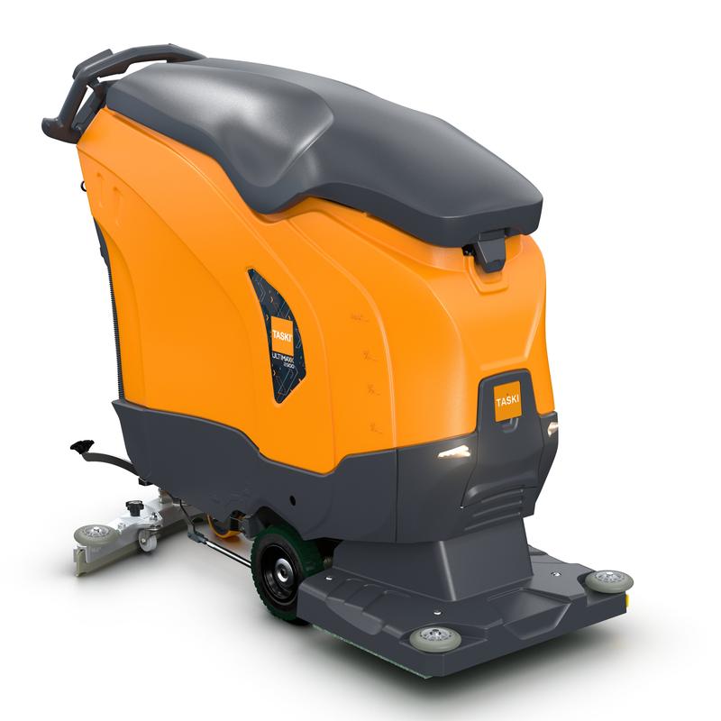 A TASKI ULTIMAXX 2900 OB50 a Diversey Deutschland GmbH & Co. OHG-tól a következő generációs súroló-szívógép kerékhajtással, 63 literes tartállyal és 50 cm-es orbitálissal, ideális padlók súrolására és szárítására kereskedelmi vagy ipari helyiségekben.