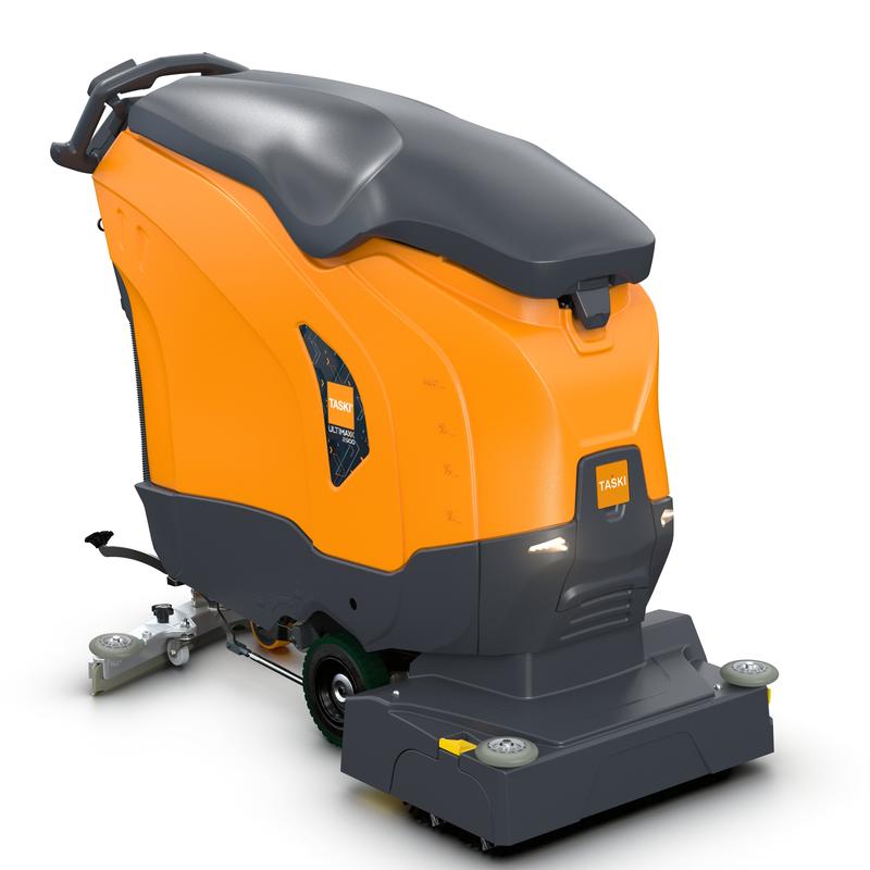 A TASKI ULTIMAXX 2900 RB65 Performance BMS 40A EBU a Diversey Deutschland GmbH & Co. OHG-tól a következő generációs súroló-szívógép kerékmeghajtással, 63L-es tartállyal és 65 cm-es dupla hengerrel - ideális ipari padlótisztításhoz.