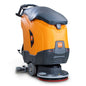 A TASKI ULTIMAXX 1900 SD50 Economy BMS 13A a Diversey Deutschland GmbH & Co. OHG-tól egy korszerű, hajtás nélküli súroló-felszívógép padlótisztításhoz, 42L-es tartállyal, 50 cm-es tárcsával, narancs-szürke megjelenéssel és nagy mobilitással.