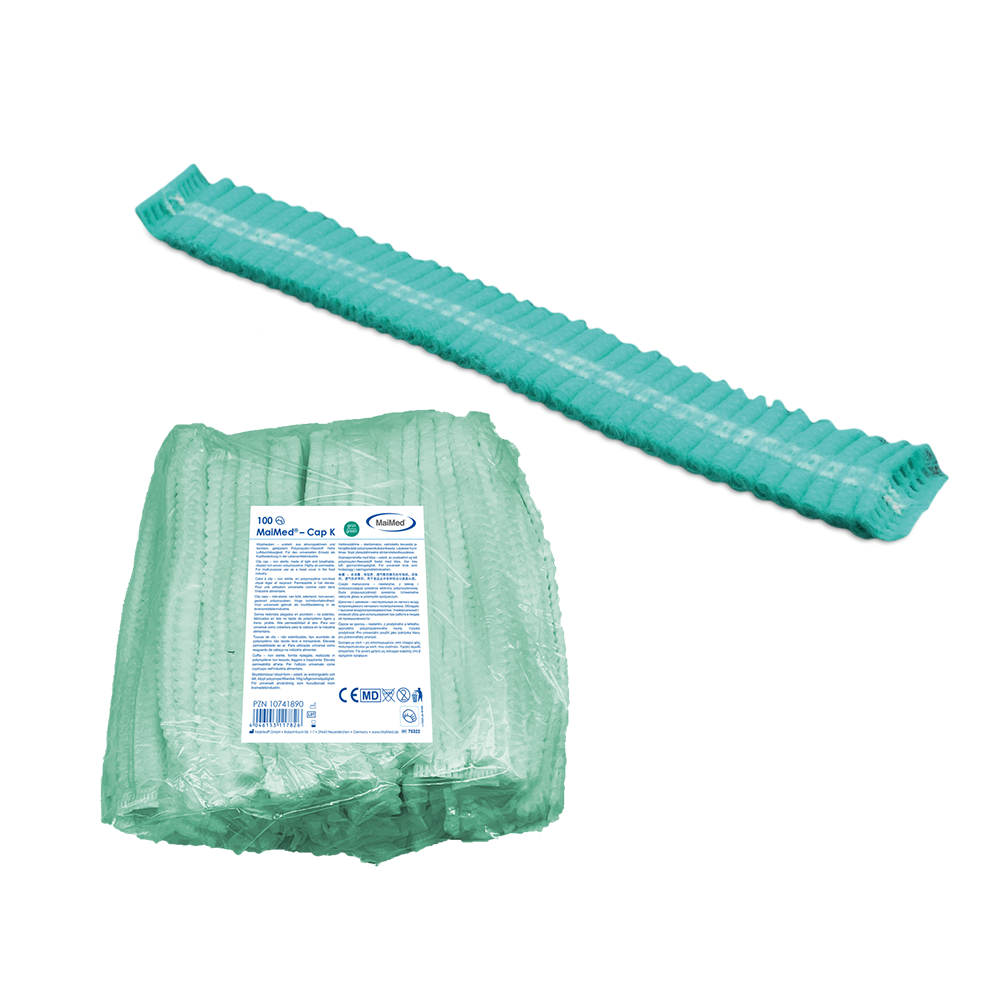 MaiMed-Cap K, klipszes sapka PP-ből, 100 db/zsák