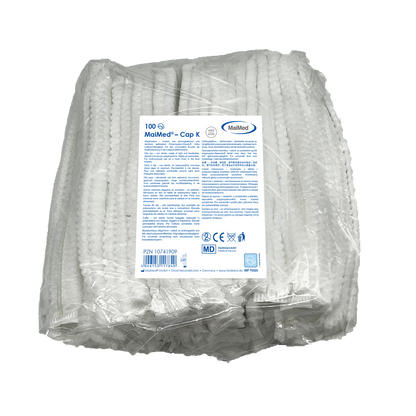MaiMed-Cap K, klipszes sapka PP-ből, 100 db/zsák