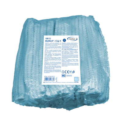 MaiMed-Cap K, klipszes sapka PP-ből, 100 db/zsák