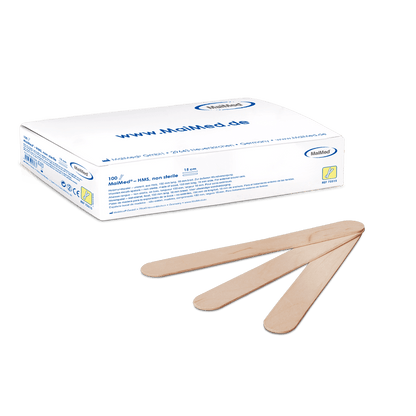 MaiMed - HMS nem steril fa szájlenyomó, 15cm hosszú, 100 db/doboz | Doboz (100 db)