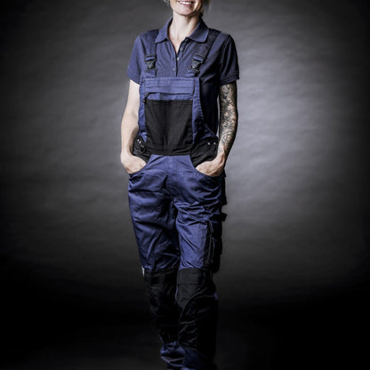 NITRAS MOTION TEX PLUS, dungarees, sötétkék / fekete