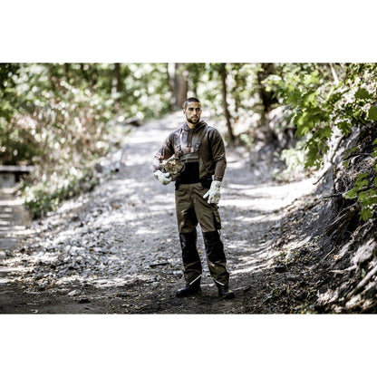 NITRAS MOTION TEX PLUS, Dungarees, barna/fekete
