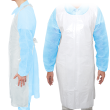 MaiMed-Apron Light PE, kötény PE-ből 75x120cm fehér, 100 db/csomag, blokkolt, sima felületű | Csomag (100 db)