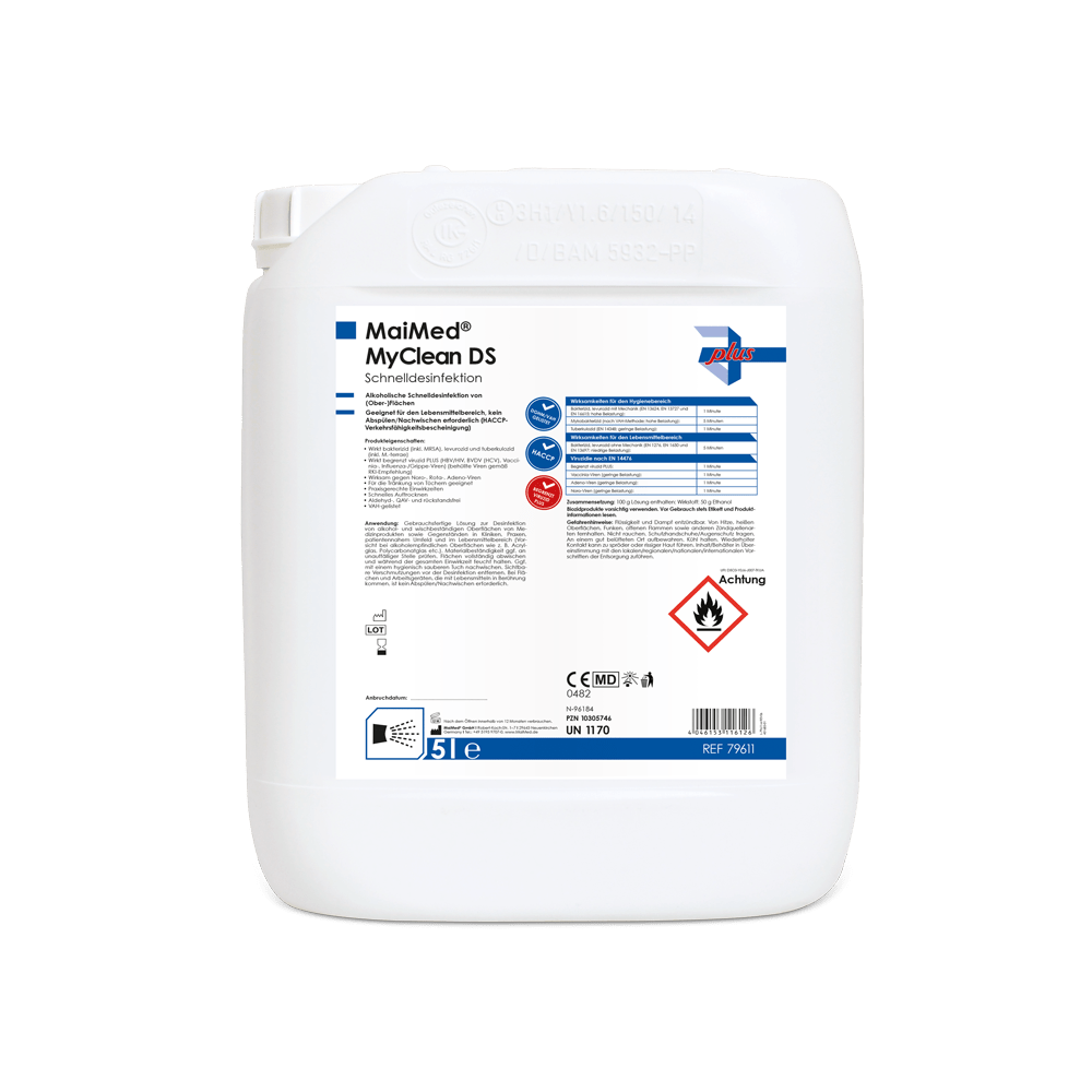 MaiMed MyClean DS gyors fertőtlenítés - semleges