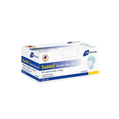 Suavel® Protec Plus IIR MPSOP maszk rugalmas fülhurokkal, zöld | Csomag (50 db)