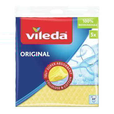 Vileda Schwammt Cloth Aqua - Gr. 1 | Csomag (5 darab)