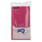 Die Starpak Tischdecke Soft Selection aus stoffähnlichem Vlies in den Maßen 120 x 180 cm wird in der Farbe Pink mit Klarsichtverpackung und Tischgedeck-Etikett geliefert.