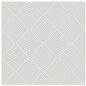 Ein sich wiederholendes geometrisches Muster aus hellgrauen Rautenformen mit Chevron-Linien auf Weiß, ideal für PAPSTAR 50 Servietten "ROYAL Collection" 1/4-Falz 40 x 40 cm grau von PAPSTAR GmbH.