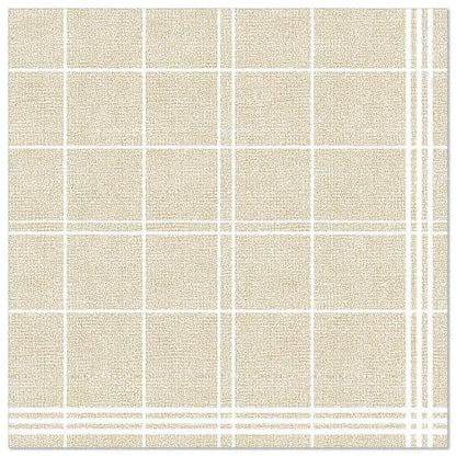 A PAPSTAR 50 darabos "ROYAL Collection" 1/4-hajtás 40 x 40 cm homokszínű szalvéták a PAPSTAR GmbH-tól magas minőségű bézs szalvéták texturált felülettel és finom kockás rácsozatokkal, ideálisak mindazok számára, akik magas minőségű szalvétákat keresnek.
