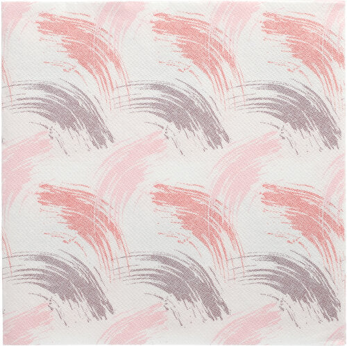 Ein strukturierter Hintergrund mit sich wiederholenden Pinselstrichen in Bordeaux, Rosa und Mauve auf Weiß, inspiriert von der Eleganz der 50 Servietten "ROYAL Collection" 1/4-Falz 40 x 40 cm bordeaux der PAPSTAR GmbH.