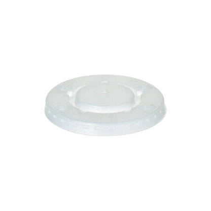 Der Starpak 150 Deckel PS ist ein transparenter, runder Polystyroldeckel (Ø 9 cm, 1 cm hoch) mit Kreuzschlitzöffnung, strukturiertem Griffrand und vier gleichmäßig verteilten Vertiefungen. Packungsinhalt: 150 Stück.