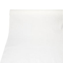 A PAPSTAR GmbH ROYAL Collection (PV-Tissue Mix, 20 m x 1,18 m) asztalterítője kiterítve fekszik egy sík felületen, az előtérben látható a textilszerű, sima szerkezete és az egyenes szélei.