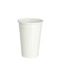 Egy fehér Starpak 100 ivópohár (PP, 0,2 l, Ø 7,03 cm, 9,9 cm) áll függőlegesen fehér háttér előtt - praktikus a mindennapi használatra. Csomagolás: 100 darabos fólia.