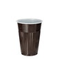 A Starpak 100 thermo-automata pohár (PS, 0,18 l, Ø 7,03 cm, 9 cm) barna/fehér színben, bordázott külsővel és sima belsővel áll függőlegesen – ideális az italok melegen tartására útközben. Szállítás 100 darabos csomagban.