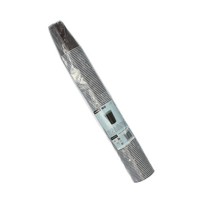 Egy lezárt műanyag burkolat 100 Starpak thermo-automata poharat tartalmaz (0,18 l, Ø 7,03 cm, 9 cm, barna/fehér), és az italokat a megfelelő hőmérsékleten tartja; a termék címkéje a csomagoláson látható.