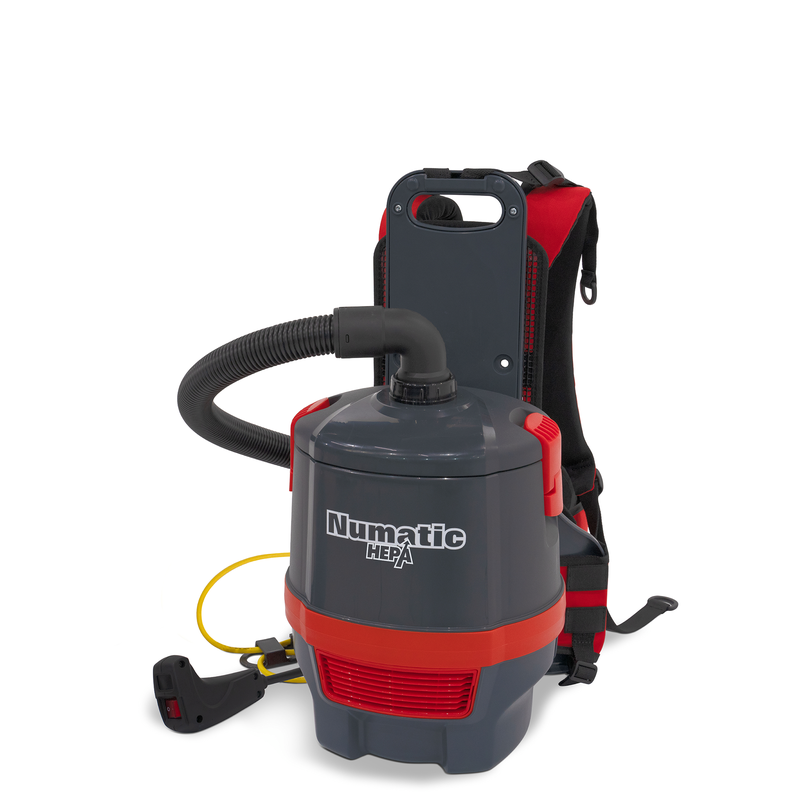 Numatic hátizsákos porszívó RSV150H Hepa, grafit, tartozékkészlettel AAT30E, 32 mm | Csomag (1 db)