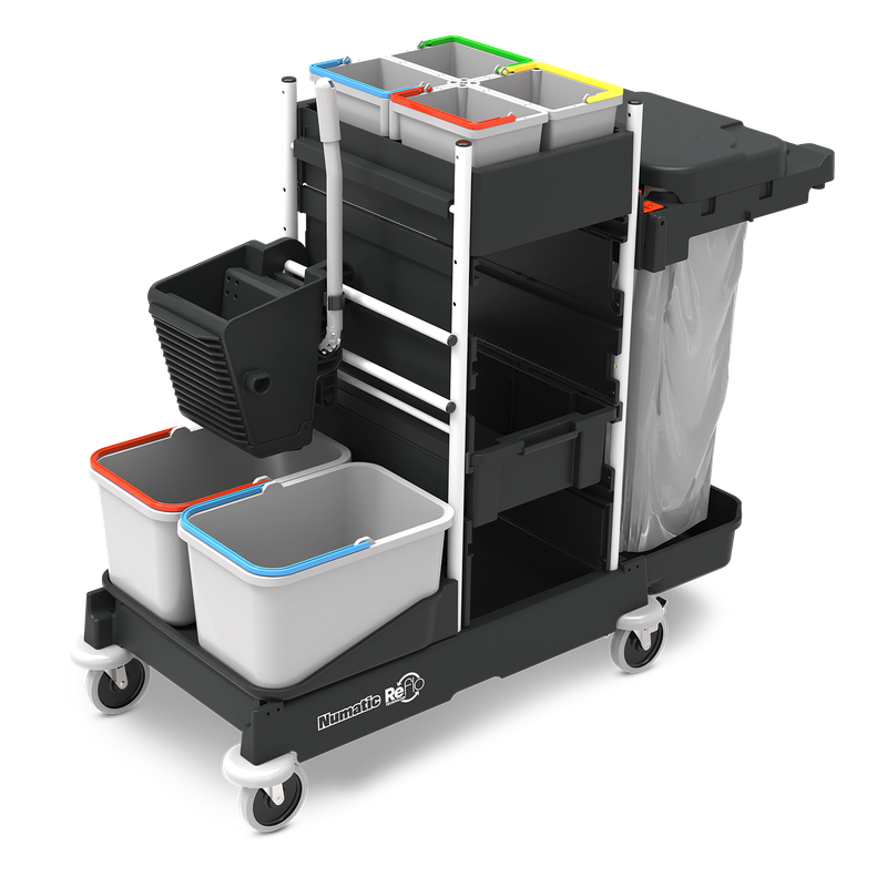 Numatikus tisztító kocsi ProCar 7G Fekete (SM1) | Csomag (1 db)