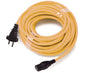 2 eres tápkábel, 12,5 m x 0,75 mm², NuCable, sárga | Csomag (1 db)
