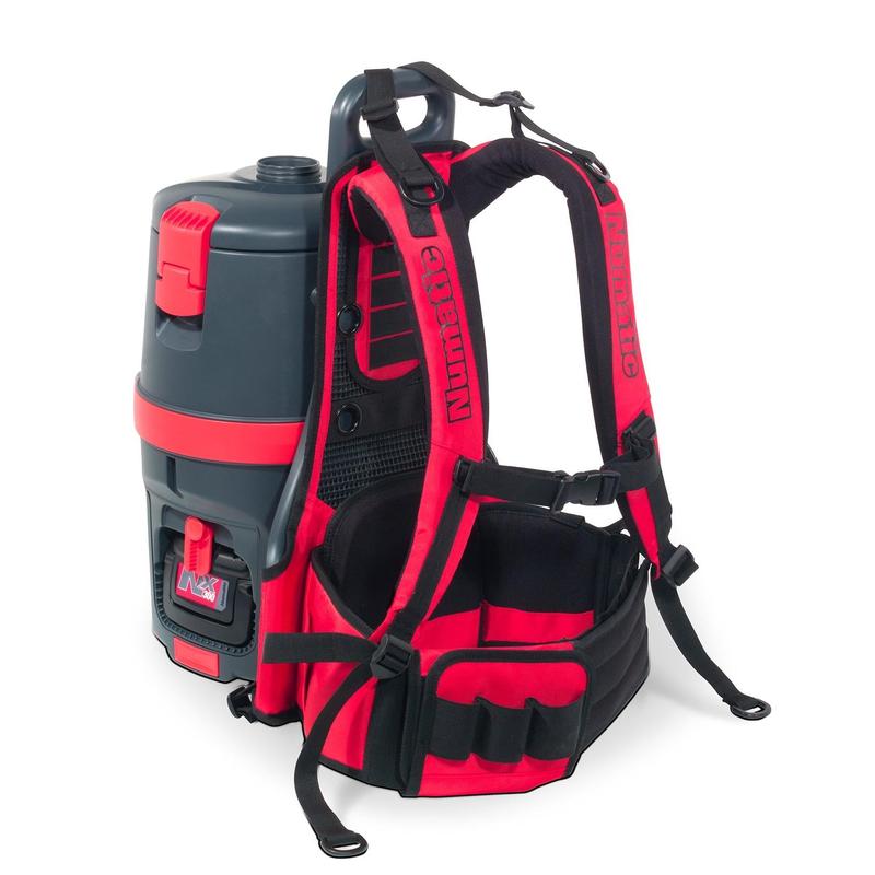 Numatic akkumulátoros háti porszívó RSB150NX/1, grafit, tartozékkészlet AA30E | Csomag (1 db)