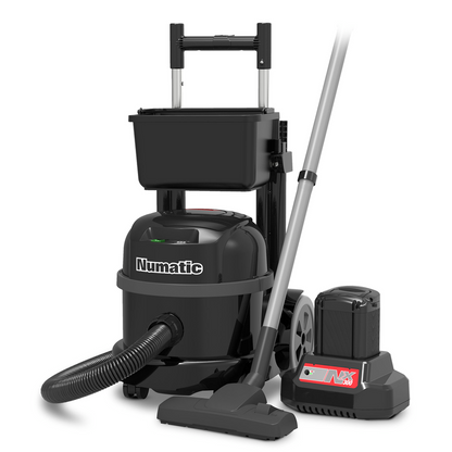 Numatic akkumulátoros porszívó PBT230NX/1, fekete, tartozékkészlet AS56(2.2P) | Csomag (1 db)