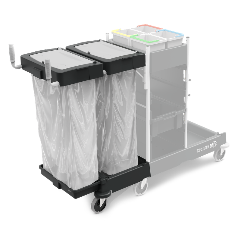 Numatic hulladékegység bővítő készlet 240 liter SM-4-hez, porszórt, fekete (Reflo) | Csomag (1 db)