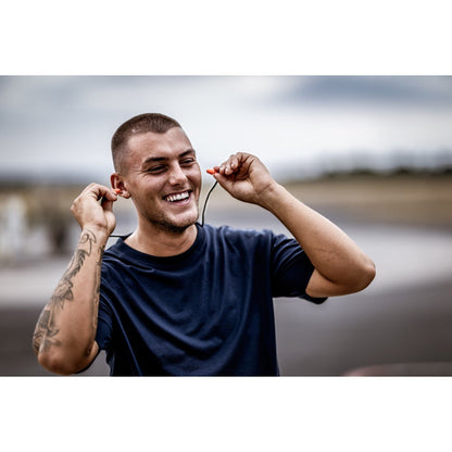 NITRAS MUTE PLUGS, hallásvédő dugók, narancssárga / fekete, EN 352-2 műanyag | Csomag (48 db)