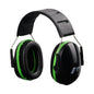 NITRAS MUTE DEFENDER PRO, fülvédő, fekete / zöld, EN 352-1 műanyag | Csomag (1 db)